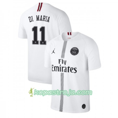 Billiga Fotbollströjor Paris Saint-Germain Di Maria 11 Jodan Vit Tredje tröja 2018/19 Kortärmad